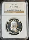 1963 NGC PF67 Cameo Silver Franklin 50c