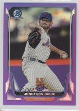 2014 Bowman Chrome Purple Refractor 148/150 Jon Niese Jonathon Niese #161 0a1