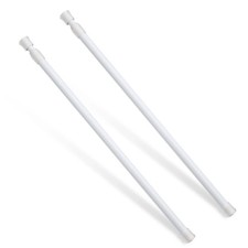 2 Pcs Adjustable Sliding Door Guard Window Lock Bars Security Device for Home