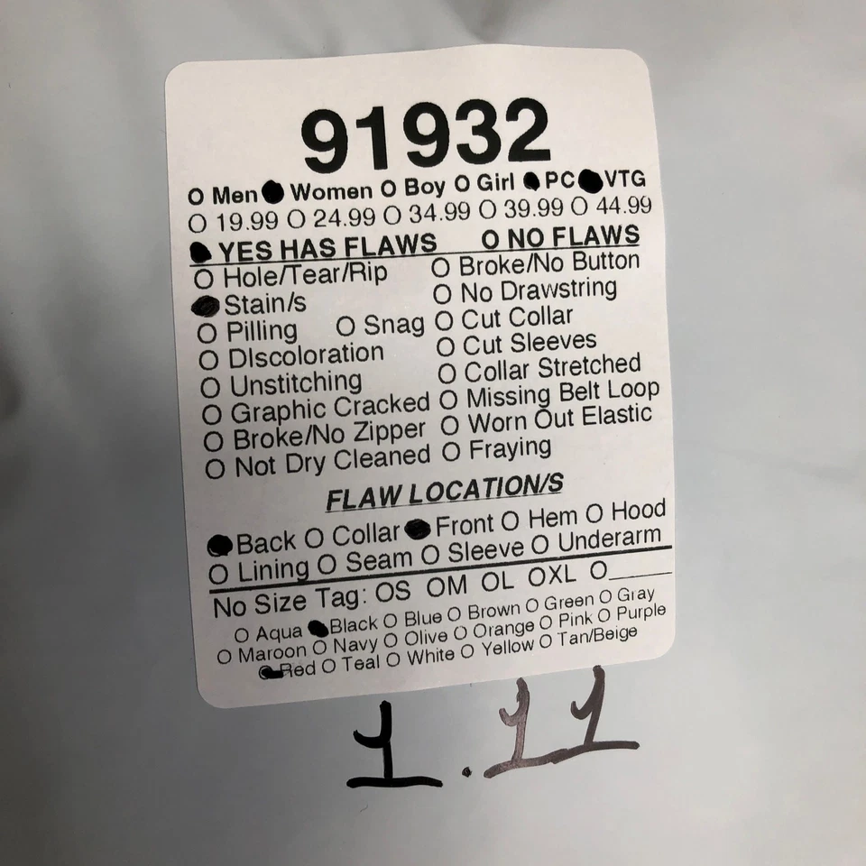 复古 80 年代 Wear Guard 校队轰炸机夹克男式大号黑色红色 Snap Hood David — 第 2/4 张图片