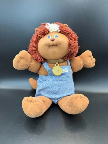 Vintage Cabbage Patch Kids Koosas Plush Doll Cat Or Lion
