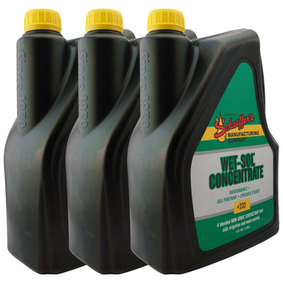 Schaeffer s 233 Wet-Sol Concentrate - Non-ionic Surfactant, 1 Gallon - 3 Pack
