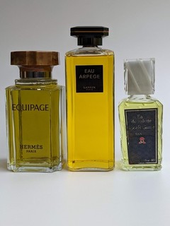 Vintage Hermes Equipage Roger Gallet Lanvin Perfume Bottles Dummy / Factice