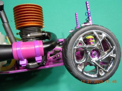 VINTAGE HPI RS4 1/10 NITRO RC CAR SUPER CUSTOM NEW BUT VINTAGE