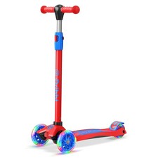 3-Wheel Kids Scooter - Lean-to-Steer Technology, Adjustable Height Handlebar,...