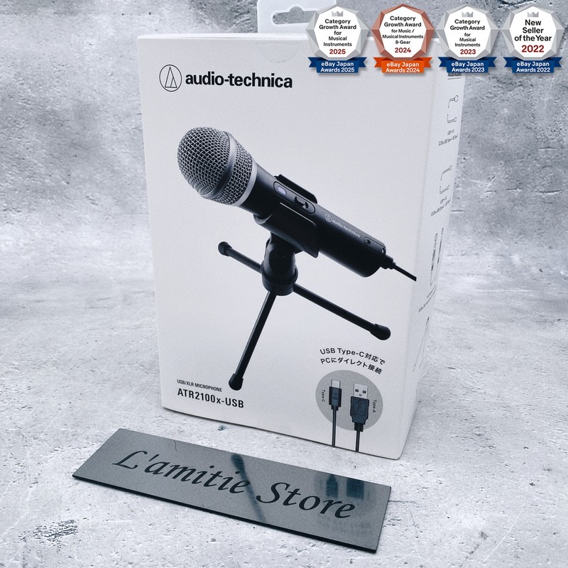 Audio-Technica ATR2100X-USB Streaming Podcasting Microphone USB/XLR ATR2100XUSB