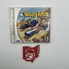 Wacky Races Sega Dreamcast 2000 CIB Complete Box/case Game Manual