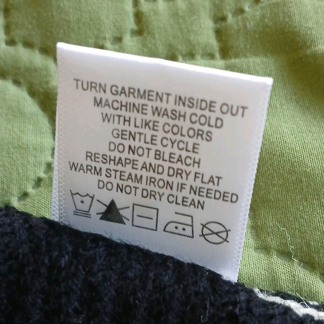 Olivia Sky Poncho Sweater Sz 2X Gray/Black Cuff S… - image 7