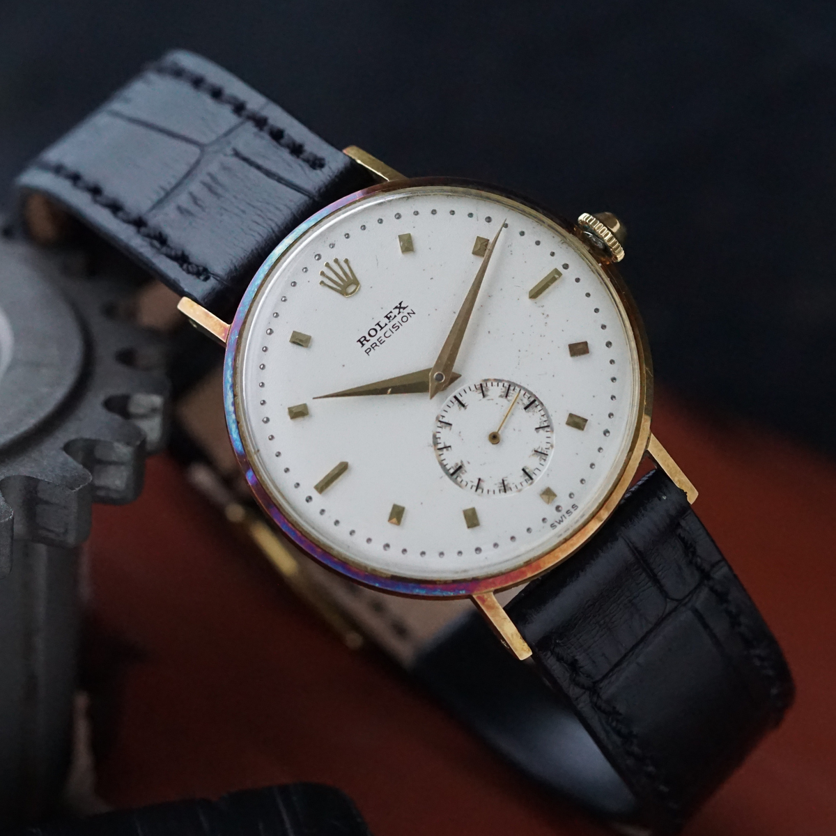 Rolex Vintage Precision Ref. 4410 18k Yellow Gold 34mm Manual 1946