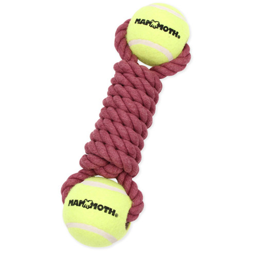 Mammoth Pet Products Twister Bone mit 2 Tennisbällen Hund