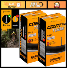 29" MTB Inner Tubes 1.75-2.5" 42mm Presta Valve - Pack of 2, Durable Reliable