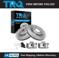 TRQ Front Brake Pad & Rotor Kit Fits 2007-2017 Mitsubishi