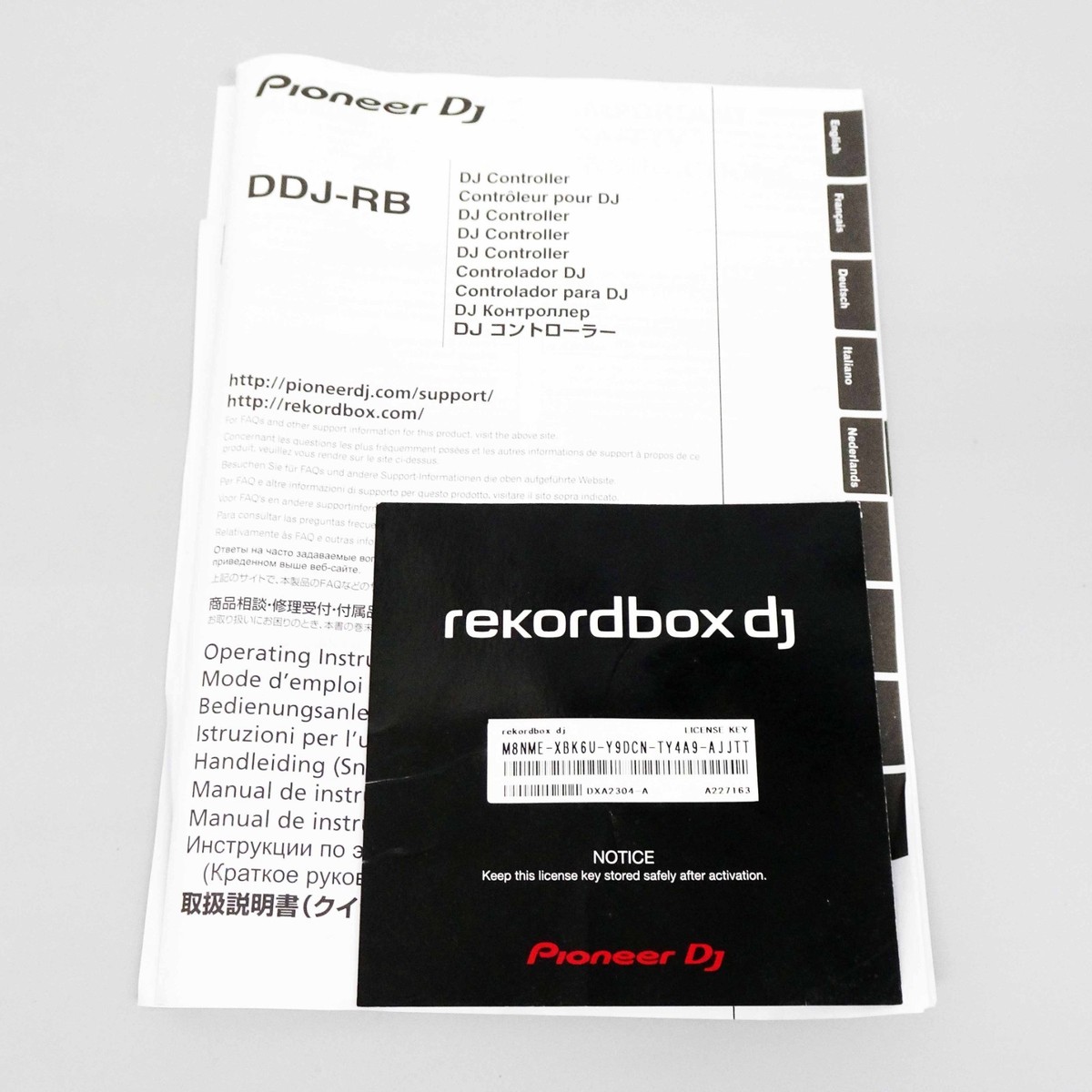Pioneer DJ DDJ-RB Portable 2-channel Controller for Rekordbox