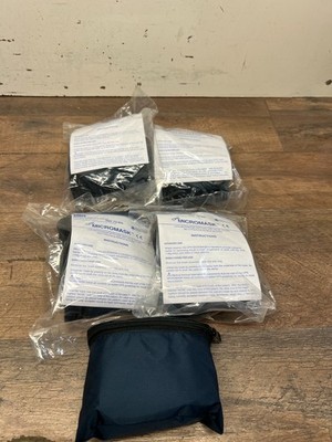 Lot of 5 CPR Micromask With One Way Filter Belt Pouch & Gloves REF 73-402