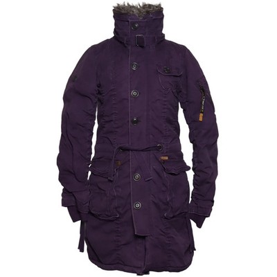 Khujo, Wintermantel, Damen, Größe: M, CLAMMY NEW, Lila, Baumwolle/Polyester #Sz5
