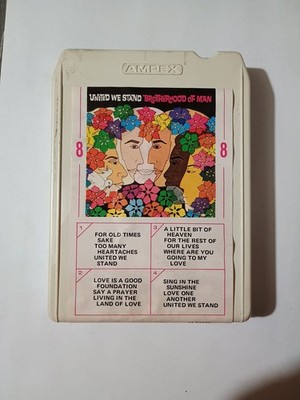 Z3 - 1970 BROTHERHOOD OF MAN ''UNITED WE STAND'' 8-Track. 