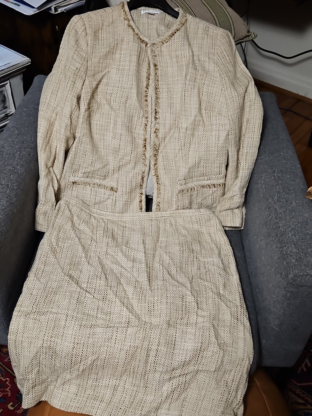 Vintage Pendleton Cream Wool Lined Jacket And Ski… - image 3