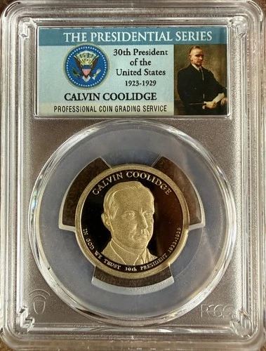 2014-S Presidential Dollar — photo from the most recent tracked eBay sale