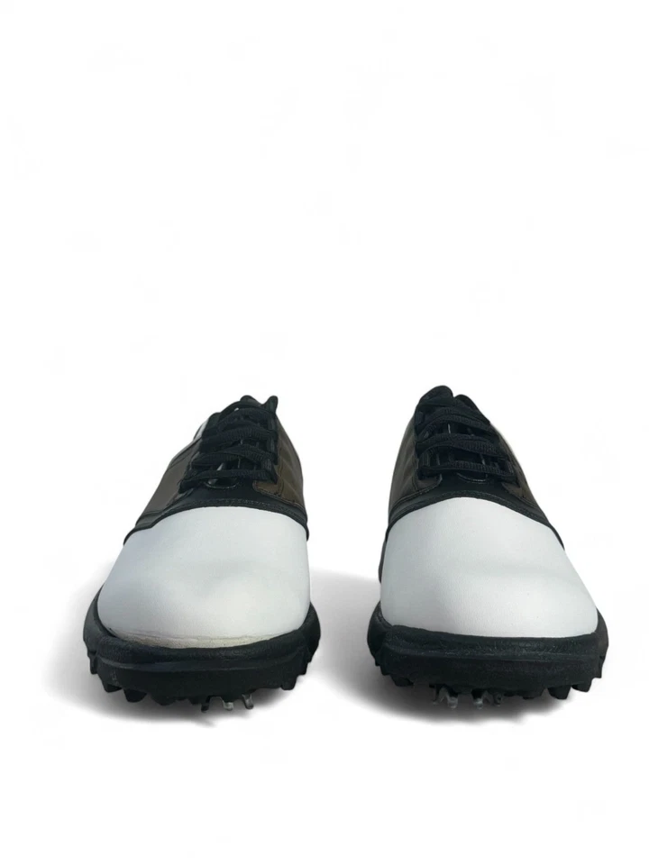 Zapatos de golf FootJoy impermeables con clavos de cuero sintético Gripforge para hombre talla 8,5 Foto 4 de 4