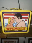 Funko WWE Wrestlemania 3 III Tin Lunch Box Hulk Hogan Andre The Giant! Rare