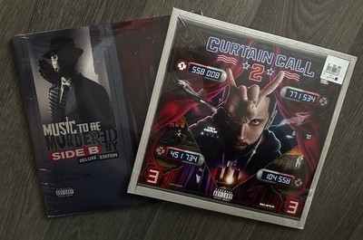 Eminem Music To Be Murdered By - Side B Deluxe Edition & Curtain Call 2 Vinyl