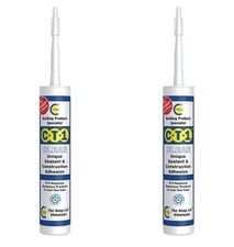 2 x CT1 Sealant & Adhesive Clear 290ml - CT1539506