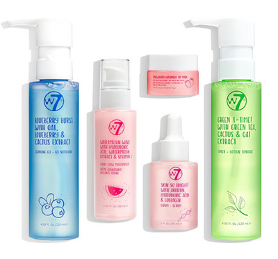 Self Care Skincare Set | Face Cleanser, Toner, Serum, Moisturizer & Lip Mask