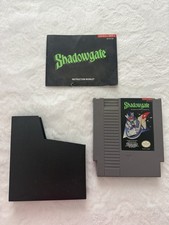 Shadowgate with Booklet Case Nintendo NES Video Game Authentic Original