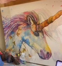 Unicorn painting