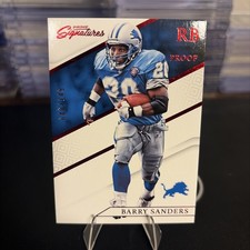 2016 Panini Prime Signatures - Barry Sanders #141 Prime Proof Red /149