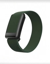 New Whoop 5.0/MG Coreknit Green Band With Black (dark Gray) Trim/Clasp/Hook
