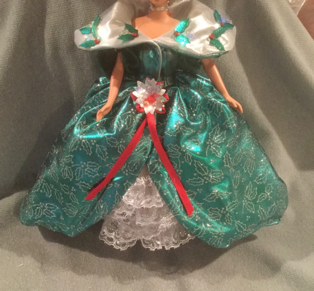 Barbie Spécial Noël Happy Holiday 1995 – Princesse Émeraude, Boîte Neuve, Mattel