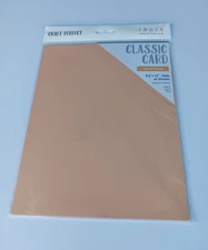 Craft Perfect -Apricot Orange -Weave Textured Classic Card- 8-1/2"x11" - 10 pk