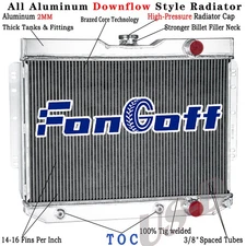 4 Row Aluminum Radiator Fit 1959-1965 Chevy Impala El Camino Bel Air Biscayne AT