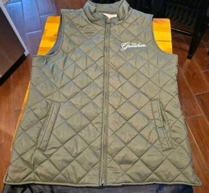 Greenbrier Hotel Weatherproof Vintage Since 1948 M Womens Khaki Green Golf Vest