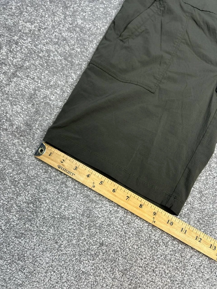 Bermudas Athleta Trekkie para mujer 10 verdes elásticas tiro medio senderismo al aire libre Foto 3 de 4