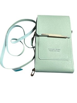 Forever Young Mint Green Purse & Wallet Set   Korean Design, Crossbody + Wristle