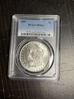 1887 Morgan Silver Dollar $1 PCGS MS64