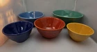 Vtg Bauer RingWare USA Set Of 5 Pottery Mixing Bowls #'s- 12 / 18 / 24 / 30 / 36