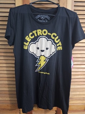 David and Goliath ''Electro-cute'' Graphic Women's Tee XL  NWT
