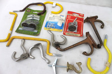 Vintage Metal Decorative Hanging Hooks Bronze Variety Different Colors Old