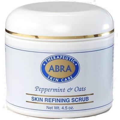 Skin Refining Scrub By Abra Therapeutics Peppermint & Oats 4.5 Oz
