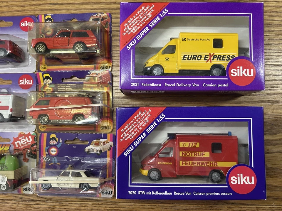 Lote Die Cast Blister Siku 13. Varios modelos embalaje alemán Foto 3 de 3