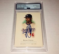 Rafael Furcal 2006 Allen & Ginter #248 Signed Card Auto PSA RARE A