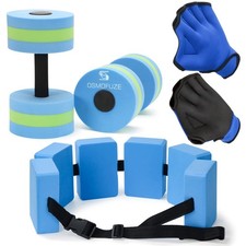 OSMOFUZE Water Dumbbells Set - Foam Pool Resistance for Aqua Fitness  Exercise