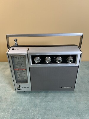 Vintage Panasonic AM/FM Radio Model RF 757 2 Band 10 Transistor 7
