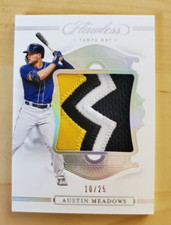 2020 Panini Flawless Patches Austin Meadows 3 Color Patch SSP 10/25 #P-AM SICK!