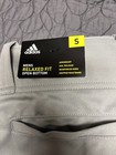 Adidas Gray Relaxed Fit Open Bottom Baseball Athletic Pants Adult (Small) -NEW — photo 2