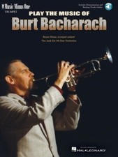 Play the Music of Burt Bacharach Music Minus One Trumpet Book 000400647