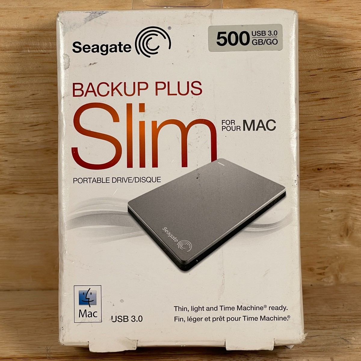 Seagate Backup Plus Slim SRD00F1 500GB USB Portable External Hard Drive - Main Image